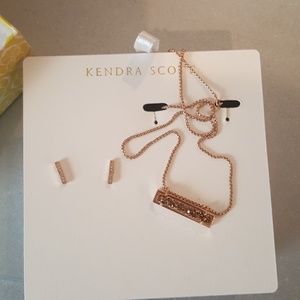 Kendra Scott necklace  and earring  set
